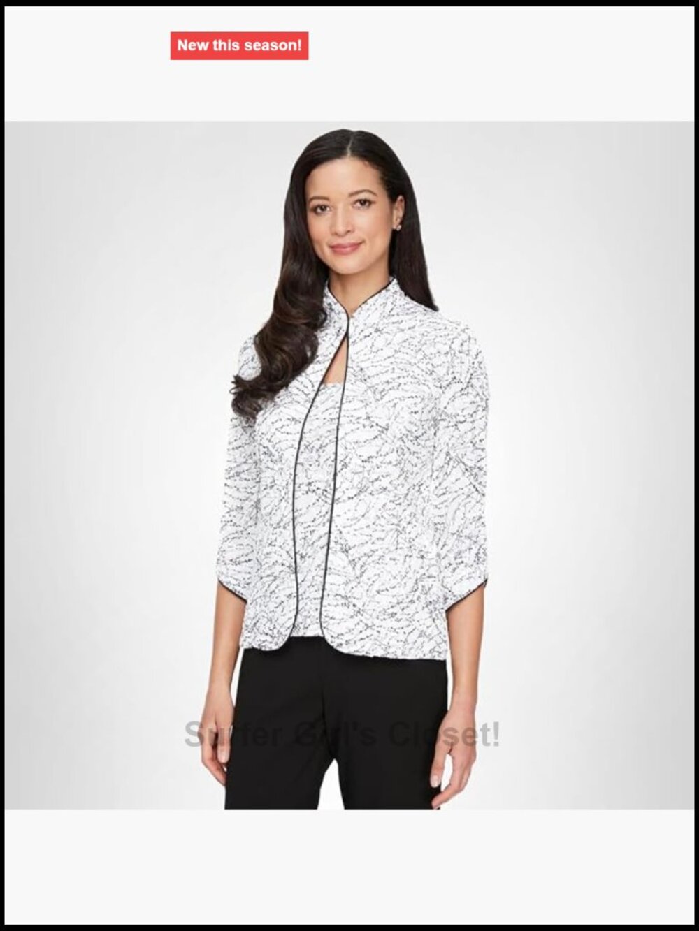 Alex Evenings Sequined Long Sleeve Cocktail Dress with Jacket - Women's 2-Piece